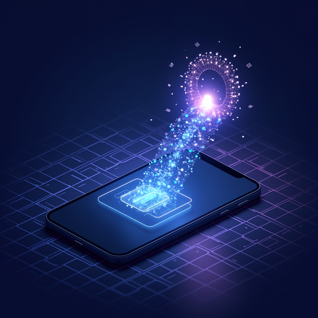 Diagram showing an AI agent sending declarative JSON UI messages to a client that renders them as native Lit, React, Angular, and Flutter components